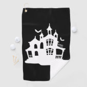 Serviette De Golf Maison Halloween (En situation)