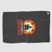 Serviette De Golf Maison hantée Halloween détruisons (Horizontal)