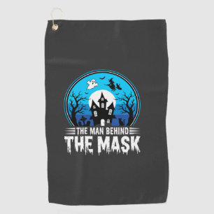 Serviette De Golf Maison Hantée Halloween Homme Derrière le Masque