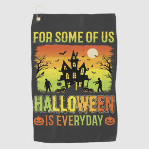 Serviette De Golf Maison Hantée Halloween Pour Certains D'entre Nous