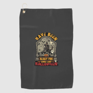 Serviette De Golf Maison Hantée Halloween Prête Depuis Tombstone
