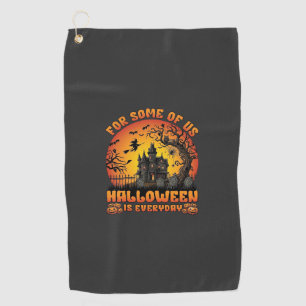 Serviette De Golf Maison Hantée Tous Les Jours Halloween Sorcière Lu