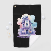 Serviette De Golf Maison Whimsical Haunted (En situation)