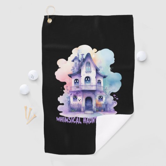 Serviette De Golf Maison Whimsical Haunted (En situation)