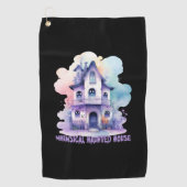 Serviette De Golf Maison Whimsical Haunted (Devant)