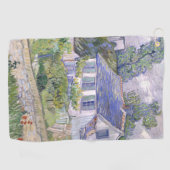 Serviette De Golf Maisons à Auvers Vincent van Gogh (Horizontal)