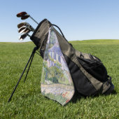 Serviette De Golf Maisons à Auvers Vincent van Gogh (Vert)