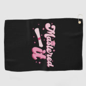 Serviette De Golf Maîtrise Il Maîtrise Diplômé MBA (Horizontal)