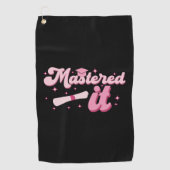 Serviette De Golf Maîtrise Il Maîtrise Diplômé MBA (Devant)