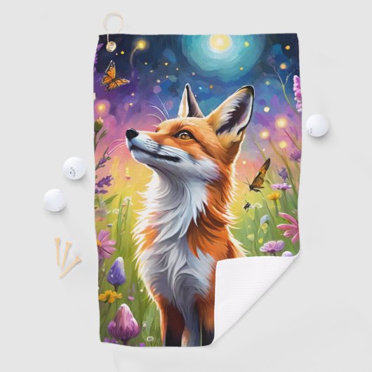 Serviette De Golf Majestic Fox (En situation)