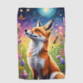 Serviette De Golf Majestic Fox (Devant)