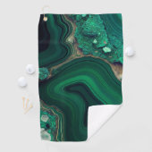 Serviette De Golf Malachite Cu6CO3(OH)2 (En situation)