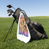 Serviette De Golf Malamute d'Alaska (Vert)