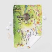 Serviette De Golf Mama Duck and Her Ducklings Golf Towne (En situation)