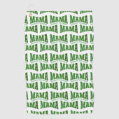 Serviette De Golf MAMA REINE DE LA GREEN Custom Femme (Devant)