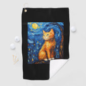 Serviette De Golf Maman de chat, Papa de chat (En situation)