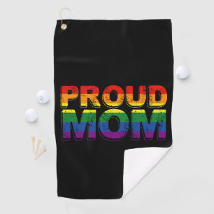Serviette De Golf Maman fière Gay Pride LGBT Arc-en-ciel Mère LGBTQ 