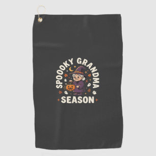 Serviette De Golf Maman Halloween Magique