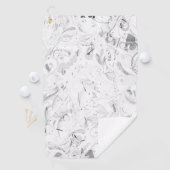 Serviette De Golf Mandala 4 Abstrait (En situation)