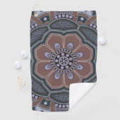 Serviette De Golf Mandala Creation, tous les points pour un 6 (En situation)