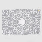 Serviette De Golf Mandala de luxe 14 (Horizontal)