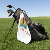Serviette De Golf Manger Dormir Golf Répéter (Vert)
