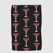 Serviette De Golf Manhattan Cocktail Bartender Alcool Amateurs de bo (Devant)