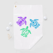 Serviette De Golf Maori Three Turtles Group Tattoo Gidea Idea (En situation)