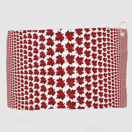 Serviette de golf Maple Leaf (Horizontal)