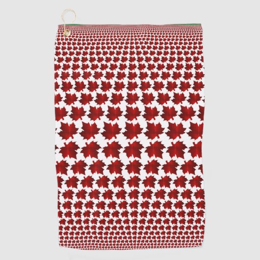 Serviette de golf Maple Leaf (Devant)