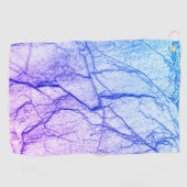 Serviette De Golf Marbre bicolore violet (Horizontal)