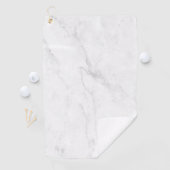Serviette De Golf Marbre Blanc (En situation)