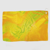 Serviette De Golf Marbre Citron Doré (Horizontal)