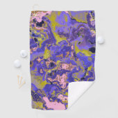 Serviette De Golf Marbre Radioactif (En situation)