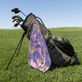 Serviette De Golf Marbre Radioactif (Vert)