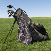 Serviette De Golf Marbre rose et noir (Vert)
