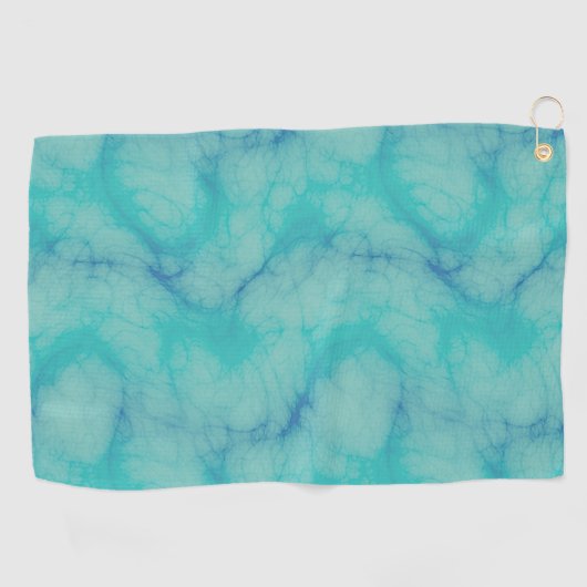 Serviette De Golf Marbre turquoise (Horizontal)