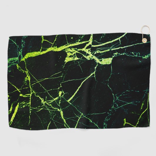 Serviette De Golf Marbre vert clair (Horizontal)