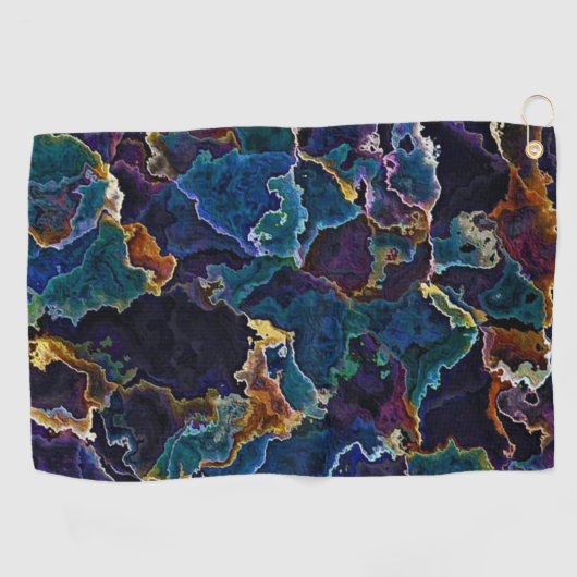 Serviette De Golf Marche à huile (Horizontal)