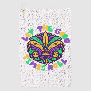 Serviette De Golf Mardi Gras Laissez rouler les bons moments