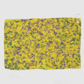 Serviette De Golf Mardi Gras Oil Abstrait (Horizontal)