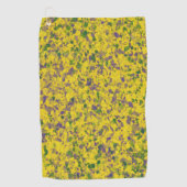 Serviette De Golf Mardi Gras Oil Abstrait (Devant)