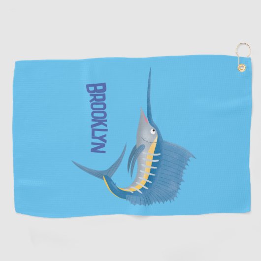 Serviette De Golf Marée de plaisance de l'espadon (Horizontal)