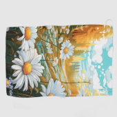 serviette de golf marguerite (Horizontal)