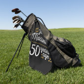 Serviette De Golf Marié Il Y A 50 Ans (Vert)