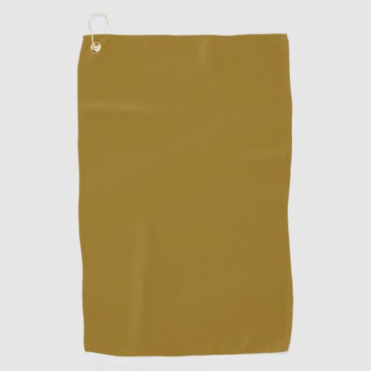 Serviette De Golf Marron bistre (couleur unie) 	 (Devant)