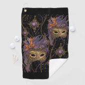 SERVIETTE DE GOLF MASQUERADE VENICE ART (En situation)