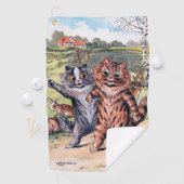 Serviette De Golf Match de golf, Louis Wain (En situation)