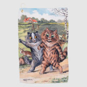 Serviette De Golf Match de golf, Louis Wain (Devant)