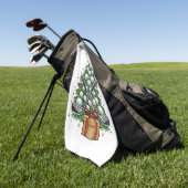 Serviette De Golf Matériel de golf Christmas Tree Golf (Vert)